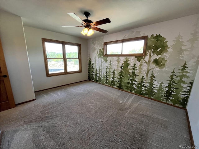100 River Run Dr, Buena Vista, CO 81211 - carpeted spare room with baseboards and ceiling fan