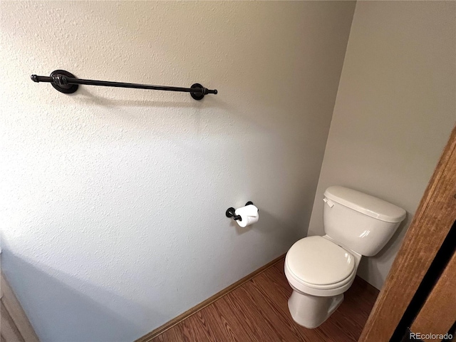 100 River Run Dr, Buena Vista, CO 81211 - bathroom with toilet and wood finished floors
