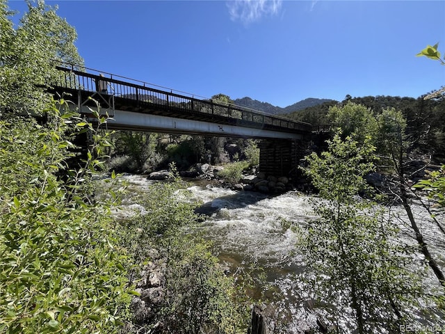 100 River Run Dr, Buena Vista, CO 81211 - view of patio / terrace featuring a mountain view