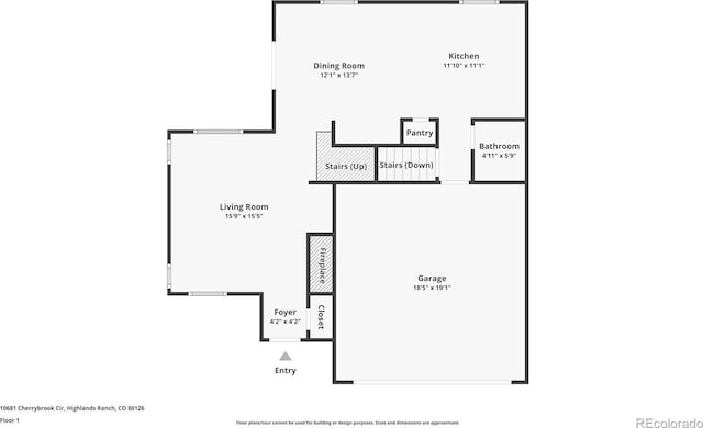 10681 Cherrybrook Cir, Highlands Ranch, CO 80126 - property floor plan