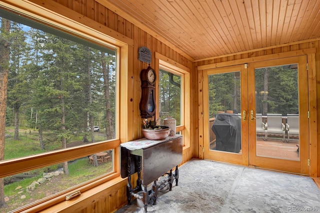 8905 Carol Ln, Conifer, CO 80433 - sunroom / solarium with french doors
