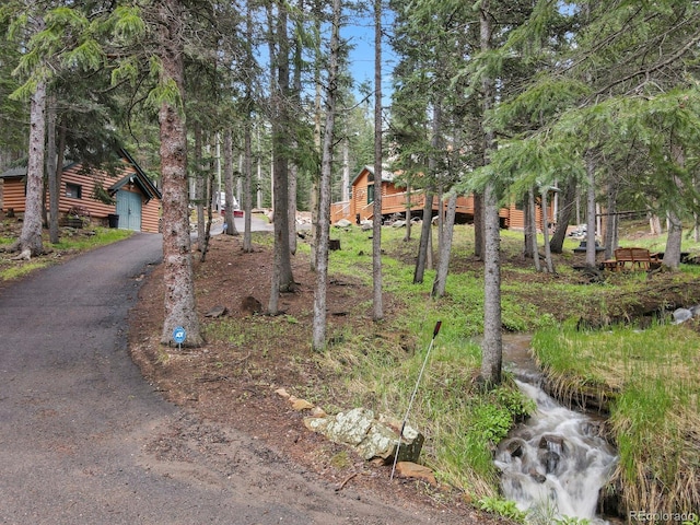 8905 Carol Ln, Conifer, CO 80433 - view of yard featuring a deck