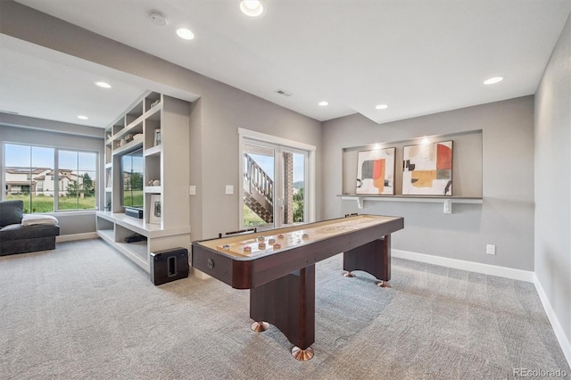 2234 S Nile St, Denver, CO 80228 - game room with carpet and recessed lighting