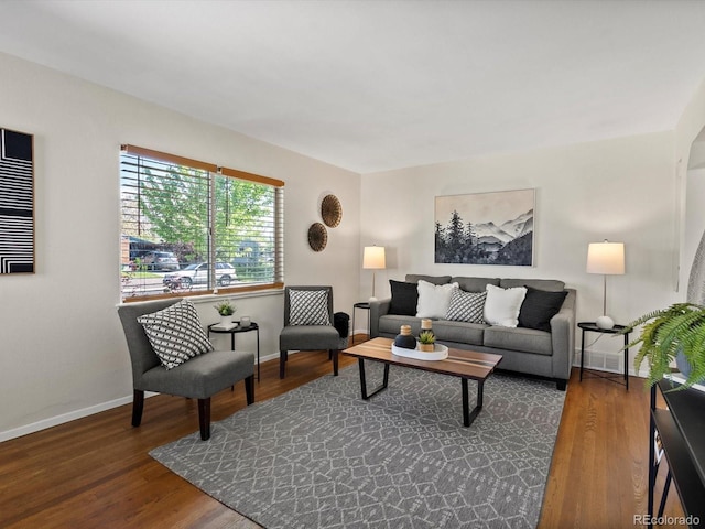 4740 W Wyoming Pl, Denver, CO 80219 - living room with wood finished floors and baseboards