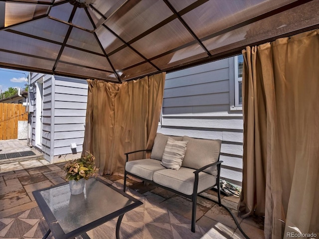 4740 W Wyoming Pl, Denver, CO 80219 - view of patio / terrace with a gazebo