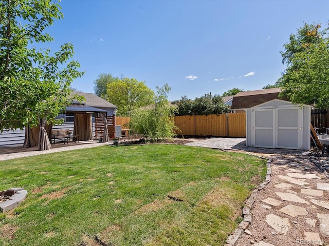 4740 W Wyoming Pl, Denver, CO 80219 - view of yard featuring a gazebo and a patio