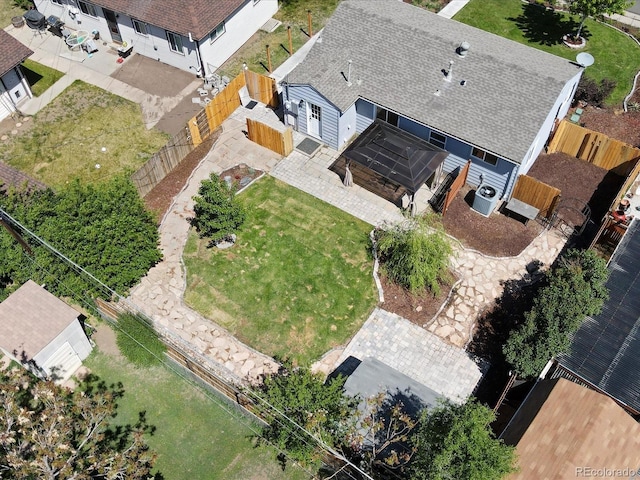 4740 W Wyoming Pl, Denver, CO 80219 - aerial view of property and surrounding area
