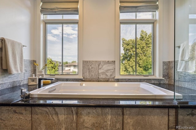 370 Garfield St, Denver, CO 80206 - bathroom featuring a garden tub