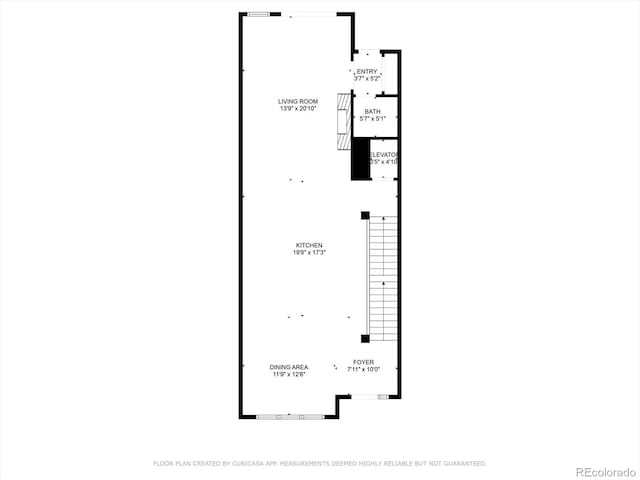 370 Garfield St, Denver, CO 80206 - view of property floor plan