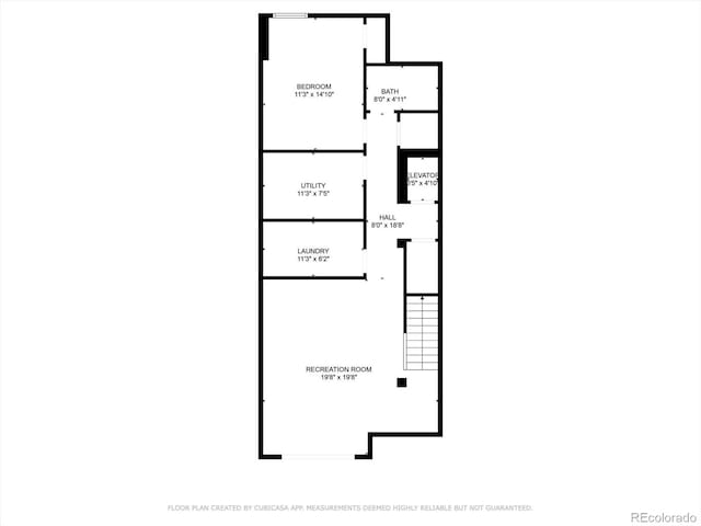 370 Garfield St, Denver, CO 80206 - view of property floor plan