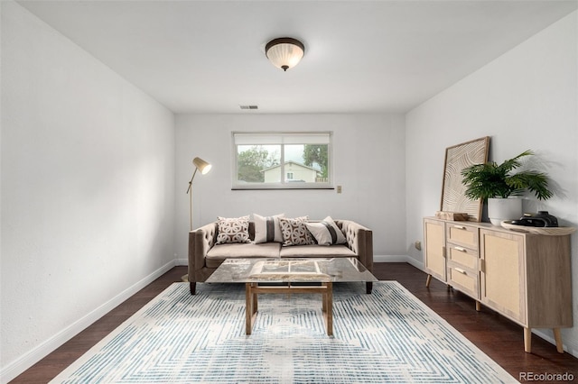 7912 Fenton St, Arvada, CO 80003 - living room with dark wood-style floors