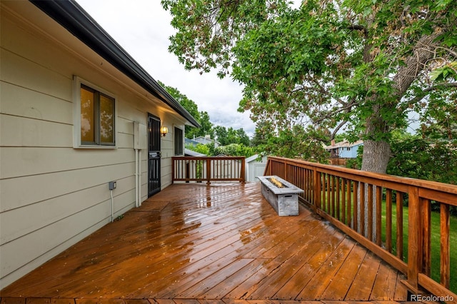 7912 Fenton St, Arvada, CO 80003 - view of wooden terrace