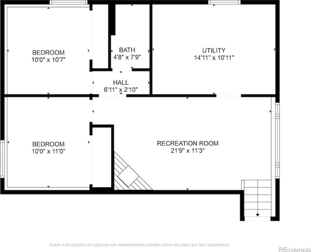 4738 Dover Dr, Colorado Springs, CO 80916 - view of room layout