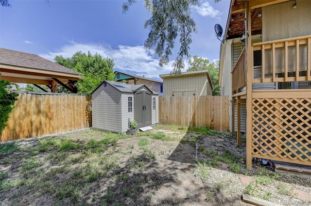 4738 Dover Dr, Colorado Springs, CO 80916 - view of yard with a shed