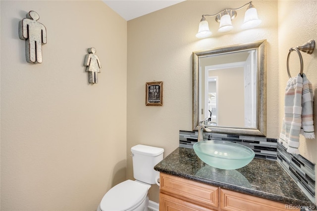 2753 E 139th Dr, Thornton, CO 80602 - half bathroom with vanity and backsplash
