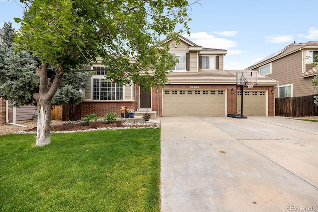 2753 E 139th Dr, Thornton, CO 80602 - view of front of home with brick siding and driveway