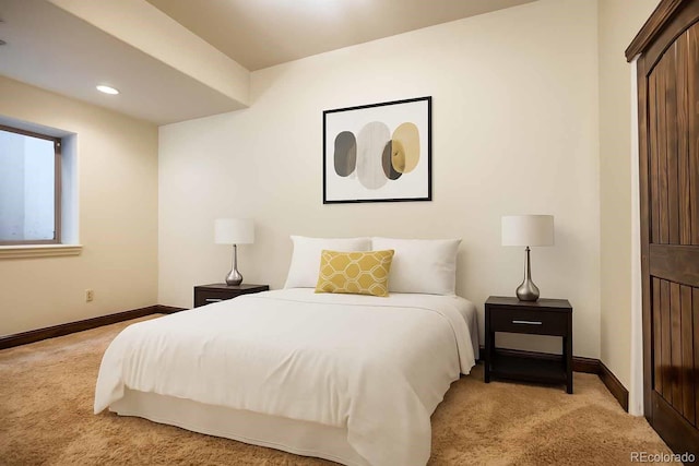 690 S Emerson St, Denver, CO 80209 - carpeted bedroom featuring baseboards and recessed lighting