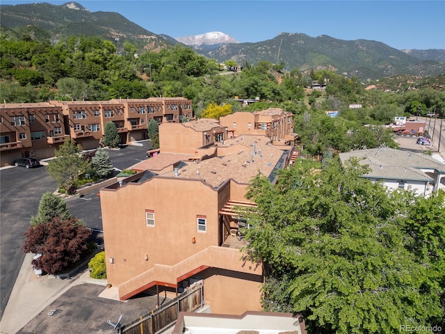 10 Taos Pl, Manitou Springs, CO 80829 - aerial view of mountains