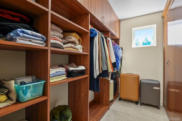 view of storage room