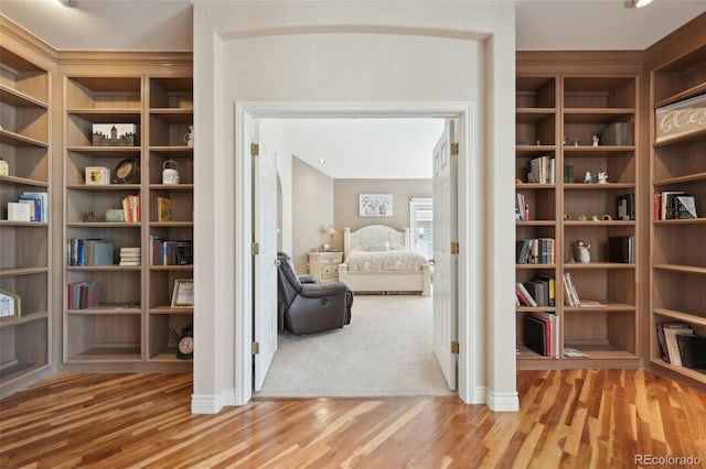 7081 Salvia St, Arvada, CO 80007 - living area featuring wood finished floors and baseboards