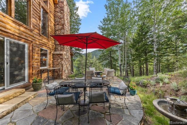 80 Spruce Ct, Evergreen, CO 80439 - view of patio / terrace featuring outdoor dining area