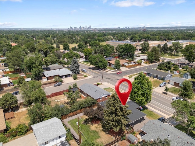 2313 S Raleigh St, Denver, CO 80219 - aerial perspective of suburban area