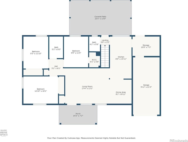 2313 S Raleigh St, Denver, CO 80219 - view of home floor plan
