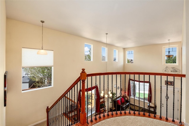 11460 W Tanforan Cir, Littleton, CO 80127 - stairs featuring baseboards