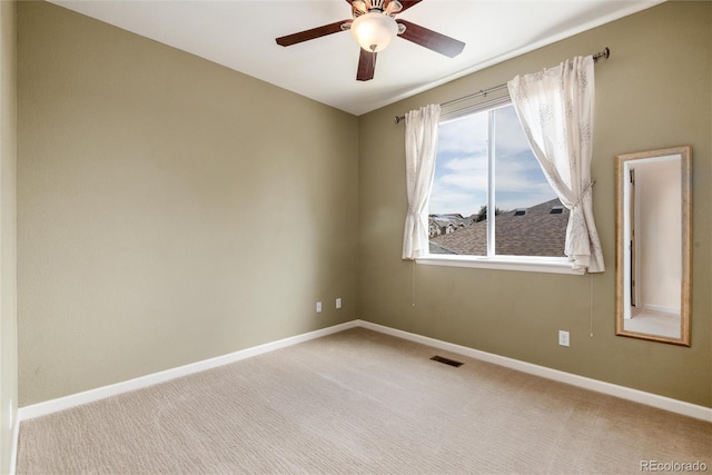 11460 W Tanforan Cir, Littleton, CO 80127 - unfurnished room featuring carpet flooring, baseboards, and ceiling fan