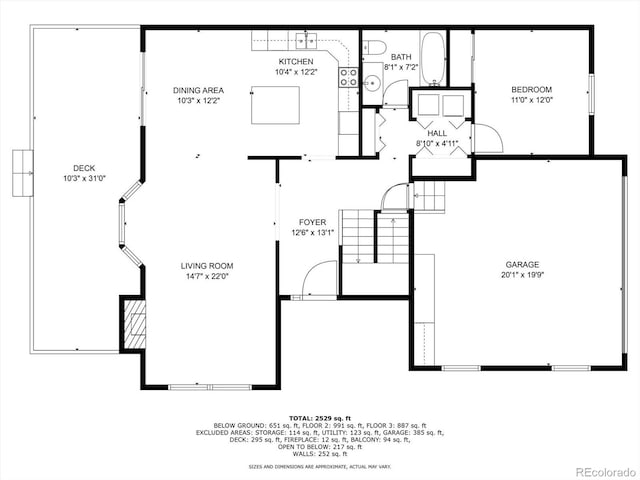 5922 E Briarwood Dr, Centennial, CO 80112 - view of property floor plan