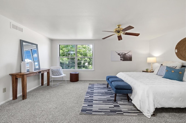 5922 E Briarwood Dr, Centennial, CO 80112 - carpeted bedroom featuring baseboards and a ceiling fan