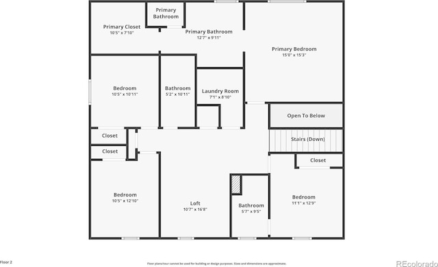 7325 S Waterloo Way, Aurora, CO 80016 - floor plan / room layout