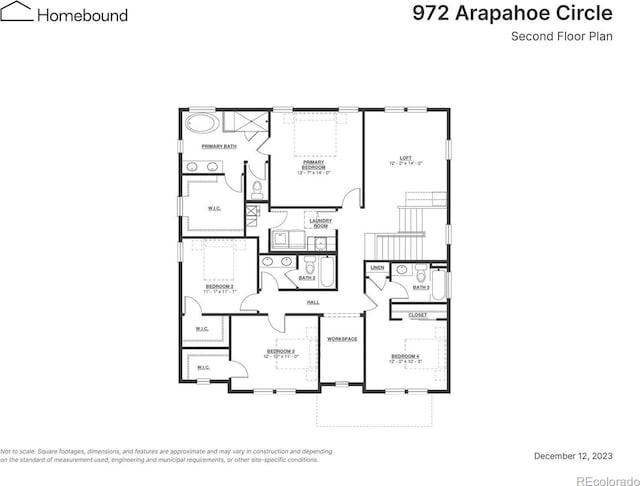 972 Arapahoe Cir, Louisville, CO 80027 - floor plan