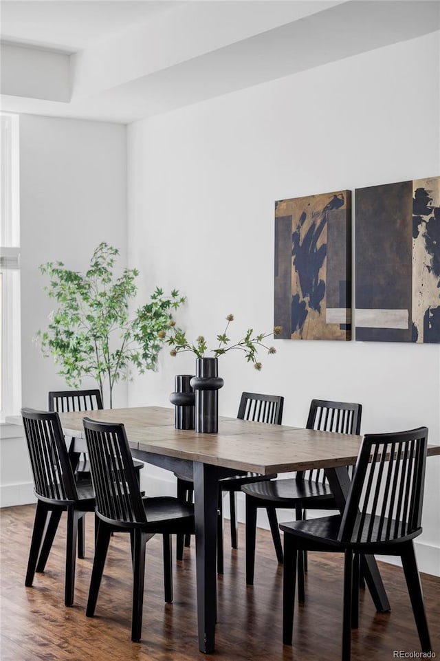 1715 Boulder St, Denver, CO 80211 - dining space with wood finished floors