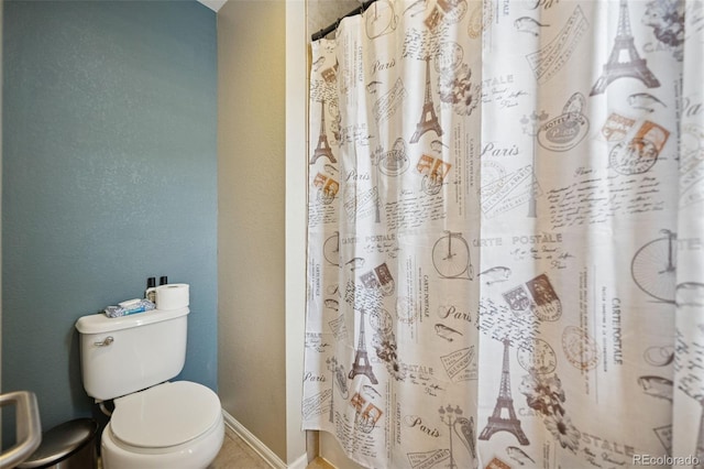 20366 Spruce Point Pl, Parker, CO 80134 - full bathroom featuring a shower with shower curtain and a textured wall