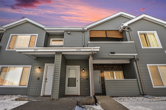 view of townhome / multi-family property