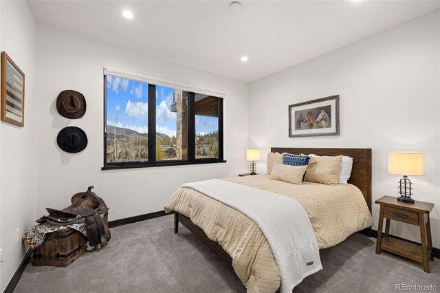 2800 Honors Ct, Silverthorne, CO 80498 - carpeted bedroom featuring baseboards and recessed lighting