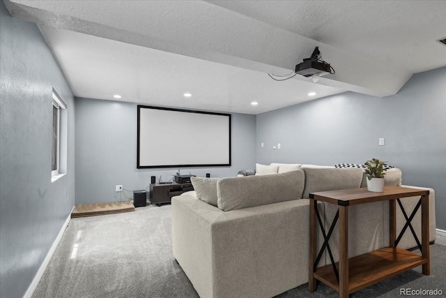 8051 W 78th Cir, Arvada, CO 80005 - carpeted home theater featuring recessed lighting