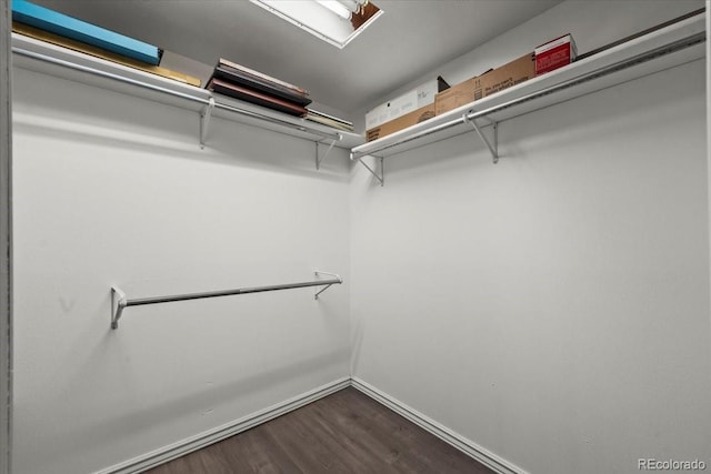 8051 W 78th Cir, Arvada, CO 80005 - spacious closet with dark wood finished floors