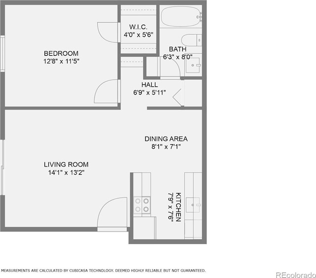 10211 Ura Ln Unit 7-204, Thornton, CO 80260 - view of room layout