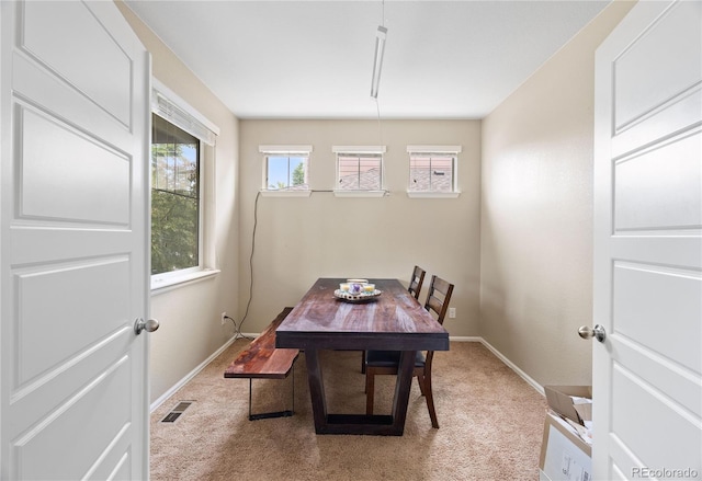 41 Jordan Ln, Erie, CO 80516 - dining room featuring carpet floors and baseboards