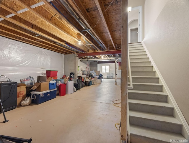 41 Jordan Ln, Erie, CO 80516 - below grade area featuring stairway