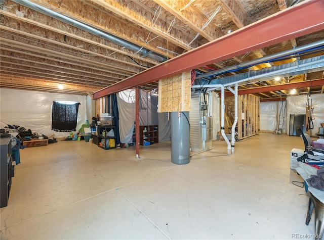 41 Jordan Ln, Erie, CO 80516 - unfinished below grade area featuring water heater