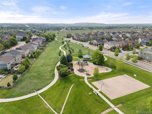 41 Jordan Ln, Erie, CO 80516 - aerial view of residential area with a community park