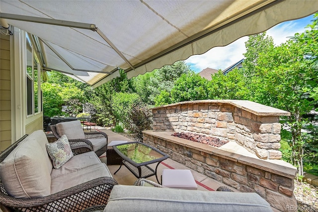 6696 S Quail Ct, Littleton, CO 80127 - view of patio featuring an outdoor hangout area