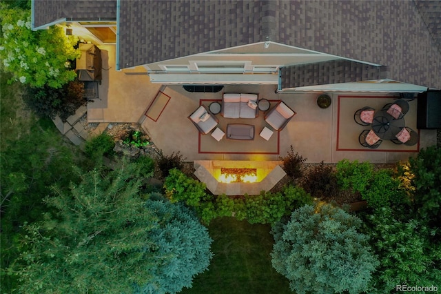 6696 S Quail Ct, Littleton, CO 80127 - view from above of property