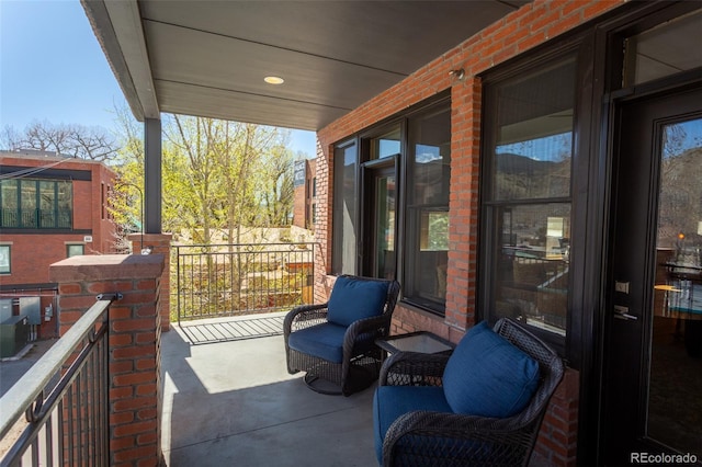 view of patio with covered porch