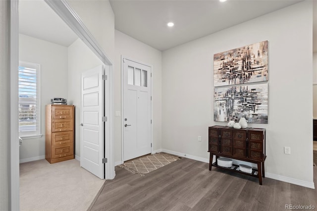 12664 Ulster St, Thornton, CO 80602 - entrance foyer with wood finished floors and recessed lighting