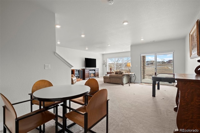 12664 Ulster St, Thornton, CO 80602 - dining room with carpet floors and recessed lighting