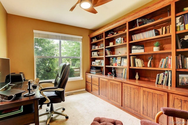 14200 W 86th Pl, Arvada, CO 80005 - office space with a ceiling fan and light carpet